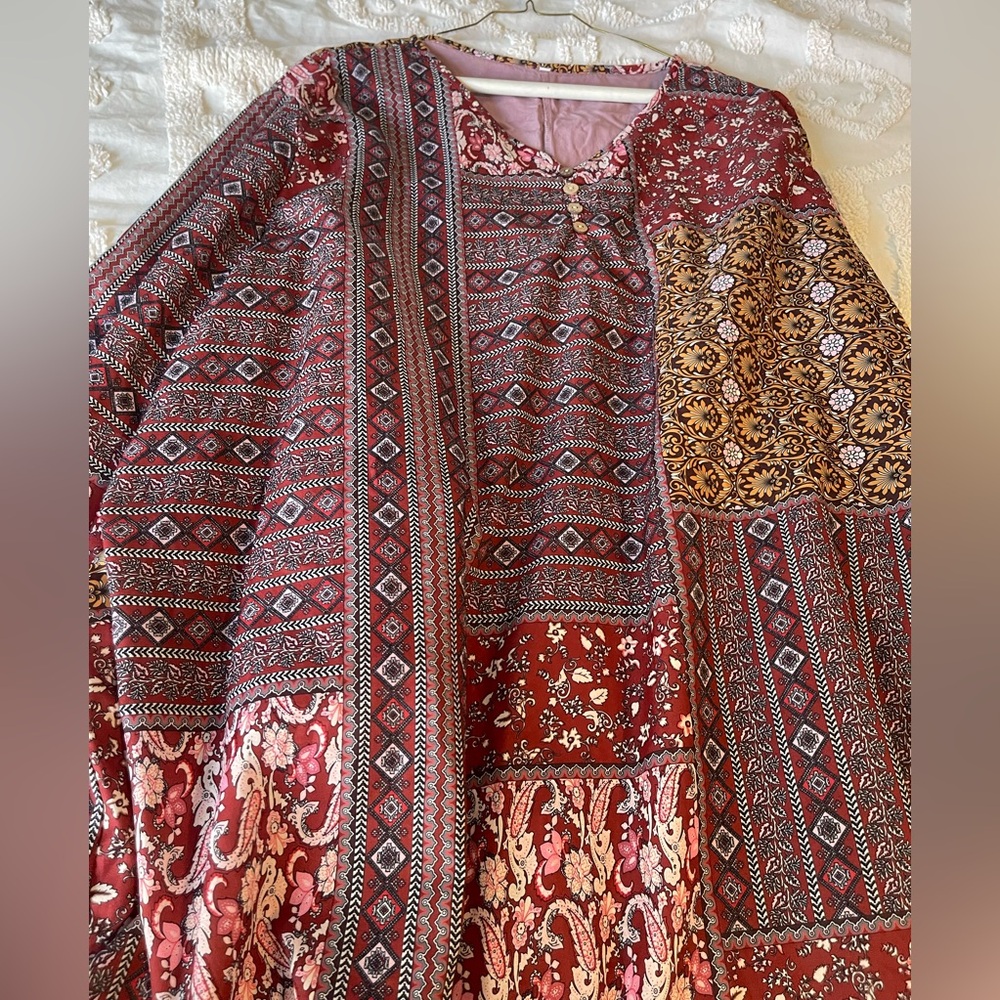 5X Silky Dress Outfit NWOT